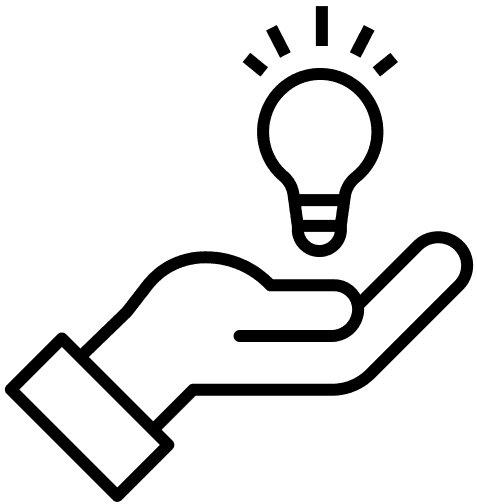 Idea lightbulb icon